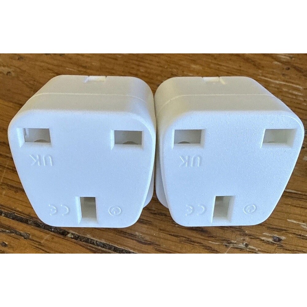 UK To US Grounded Plug Adapter Plug Type G to Type A New Open Package